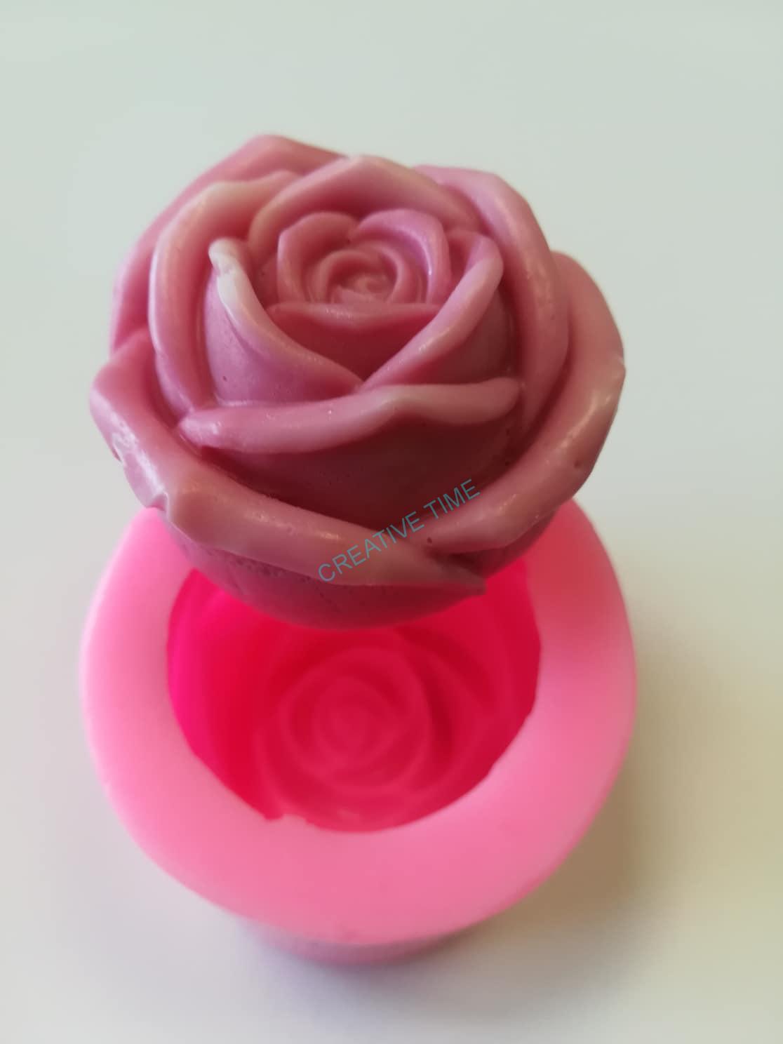 Silikónová forma kvet ruža 3D - č. 32 