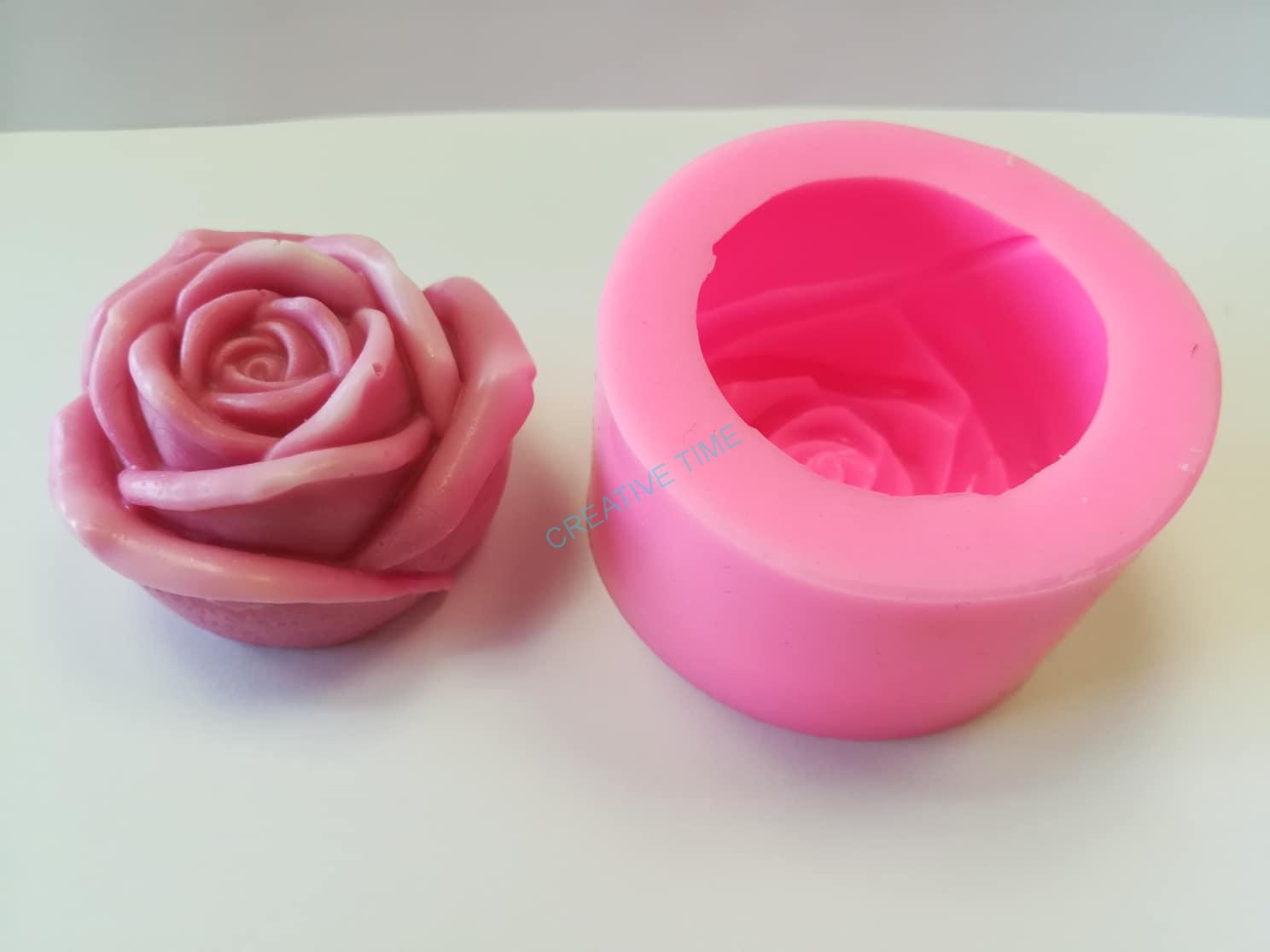 Silikónová forma kvet ruža 3D - č. 32 