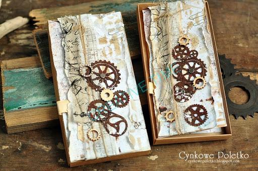 Lepenkový výrez chipboards, steampunk mucha 7,5x4cm