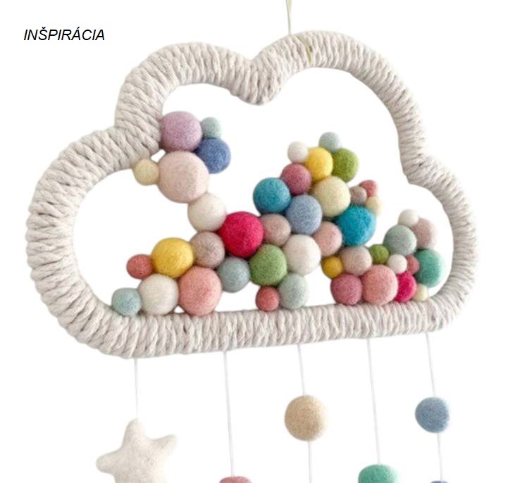 Drevený výrez Obláčik 20x11 cm