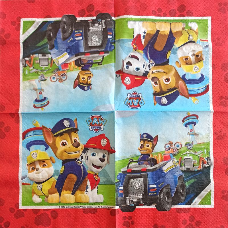 Servítka detská Paw Patrol