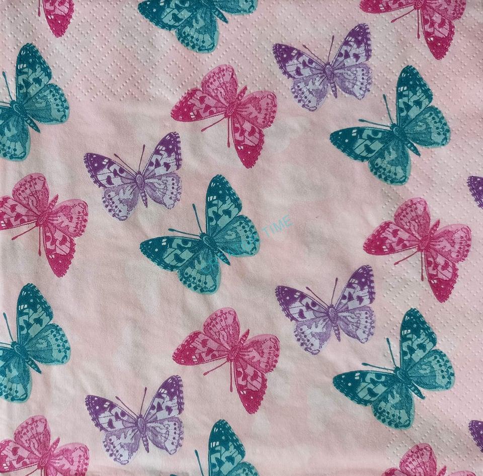 Servítka motýle 05