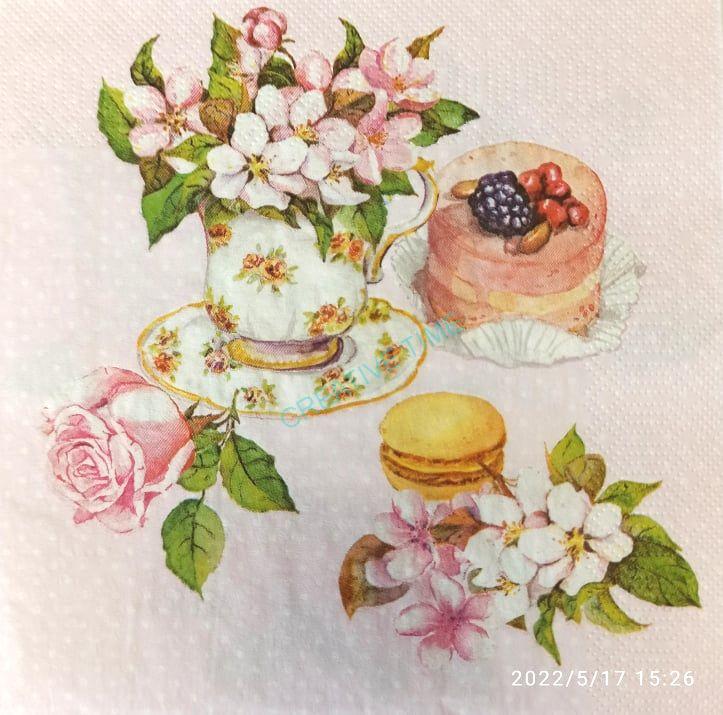 Servítka káva, čaj 