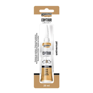 Kontúra Pentart 20 ml bronzová