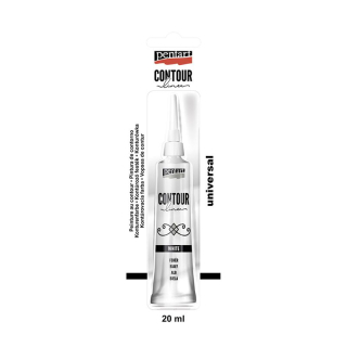 Kontúra Pentart 20 ml biela