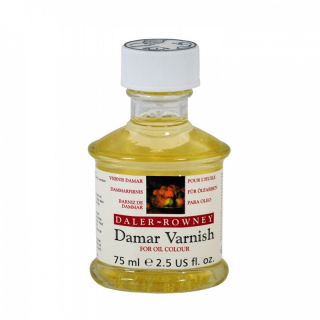 Damarový lak na olejomaľbu D&R, 75 ml