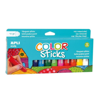 APLI Kids - Temperové farby suché 12 ks