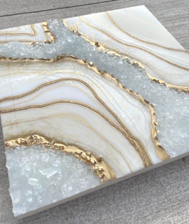 Kreatívny kurz - Epoxy resin na plátne - 9.3.2024