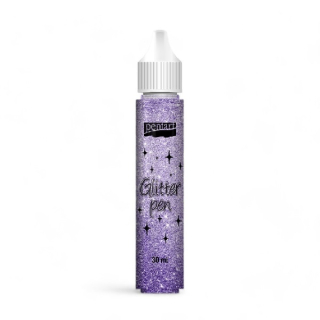 Glitrové pero 30 ml, fialová