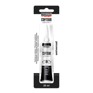Kontúra Pentart 20 ml čierna