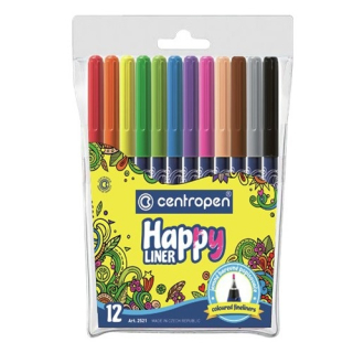 Fixy Centropen Happy liner, 12 ks