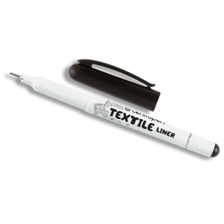 Fixa na textil Centropen čierna