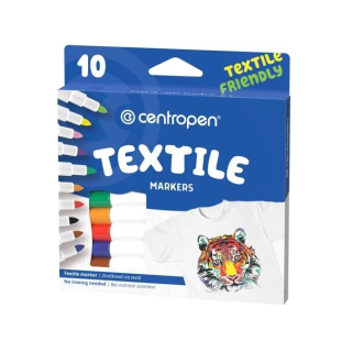 Fixy na textil Centropen sada 10 ks