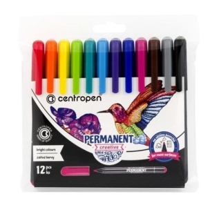 Fixy Centropen PERMANENT creative, 12 ks