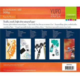 YUPO syntetický papier 30,5x30,5 cm - 1 ks