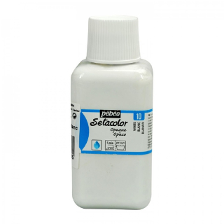 Farba na textil Setacolor Opaque 250 ml, 10 white