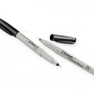 Fixa Veesa PERMANENT marker s jemným hrotom- čierna