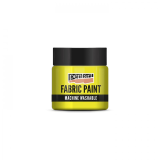 Farba na textil Pentart 50 ml, krycia žltá