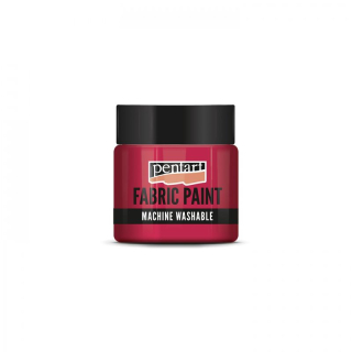 Farba na textil Pentart 50 ml, krycia červená