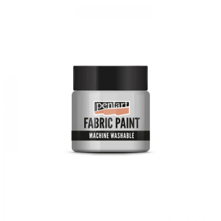 Farba na textil Pentart 50 ml, krycia sivá