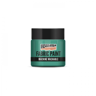 Farba na textil Pentart 50 ml, krycia tyrkysová zelená