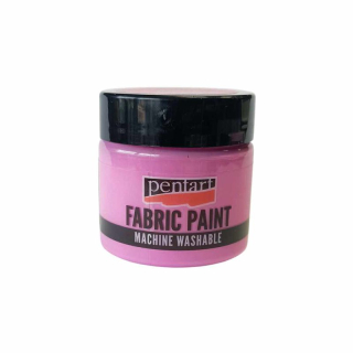 Farba na textil Pentart 50 ml, krycia ružová