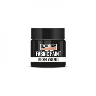 Farba na textil Pentart 50 ml, krycia čierna