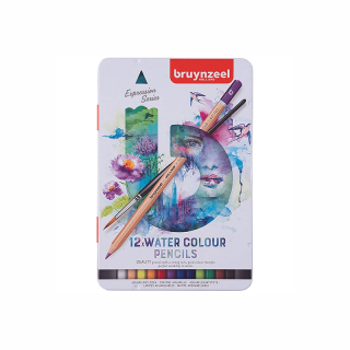 Pastelky watercolour Bruynzeel sada 12 ks
