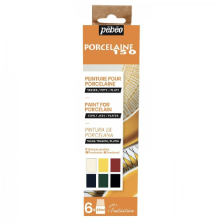 Farba na porcelán - sada č.1 - 6 x 20 ml