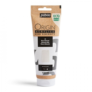 Akrylová farba Origin Acrylics 120 ml, Iridescent white