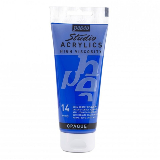 Akrylová farba Studio Acrylics 100 ml, 14 Opaque cobalt blue hue