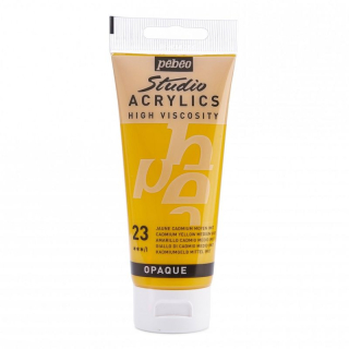 Akrylová farba Studio Acrylics 100 ml, 23 Cadmium yellow medium hue