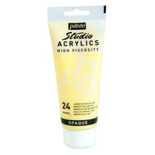 Akrylová farba Studio Acrylics 100 ml, 24 Naples yellow hue