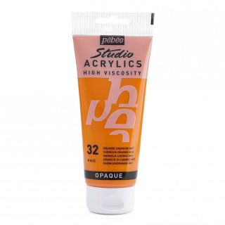 Akrylová farba Studio Acrylics 100 ml, 32 Cadmium orange hue