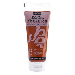 Akrylová farba Studio Acrylics 100 ml, 39 Venice red