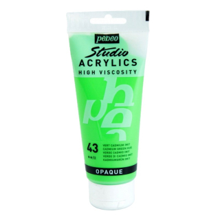 Akrylová farba Studio Acrylics 100 ml, 43 Cadmium green hue