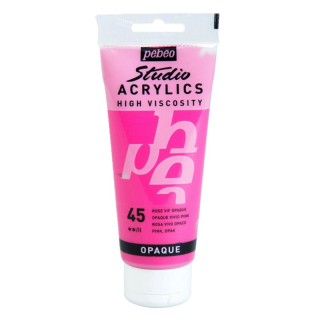 Akrylová farba Studio Acrylics 100 ml, 45 Opaque vivid pink