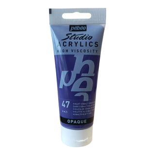 Akrylová farba Studio Acrylics 100 ml, 47 Dark cobalt violet hue