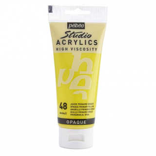 Akrylová farba Studio Acrylics 100 ml, 48 Opaque primary yellow
