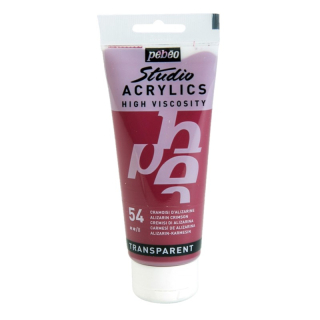 Akrylová farba Studio Acrylics 100 ml, 54 Alizarin Crimson