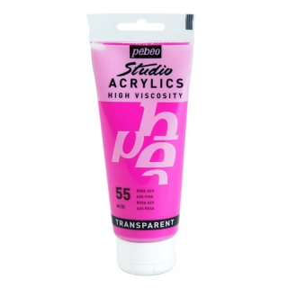 Akrylová farba Studio Acrylics 100 ml, 55 Azo pink