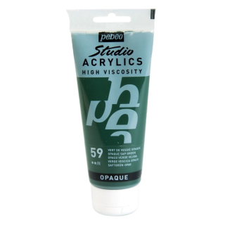Akrylová farba Studio Acrylics 100 ml, 59 Opaque sap green