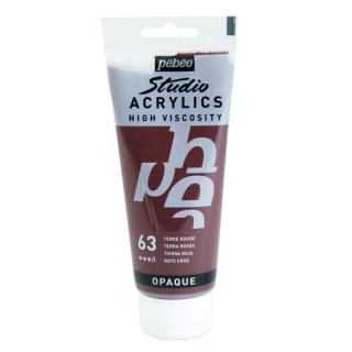 Akrylová farba Studio Acrylics 100 ml, 63 Terra rossa
