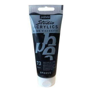 Akrylová farba Studio Acrylics 100 ml, 73 Ivory black hue