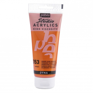 Akrylová farba Studio Acrylics 100 ml, 353 Iridescent orange yellow