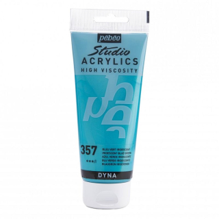 Akrylová farba Studio Acrylics 100 ml, 357 Iridescent blue green