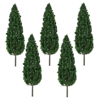 Dekorácia mini stromy 7 cm - 5 ks