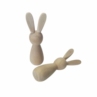 Drevený polotovar zajac 9 x 3 cm