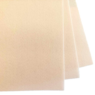 Filc 20x30 cm, 1mm - telová eccru
