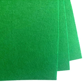 Filc 20x30 cm, 1mm - zelená
